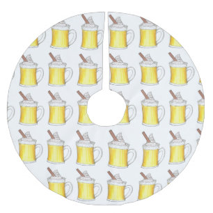 Falda Para El Árbol De Navidad De Poliéster Navidades del Año Nuevo de la Fiesta de Huevos en