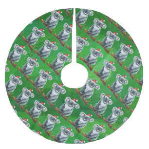 Falda Para El Árbol De Navidad De Poliéster Navidades del oso Koala