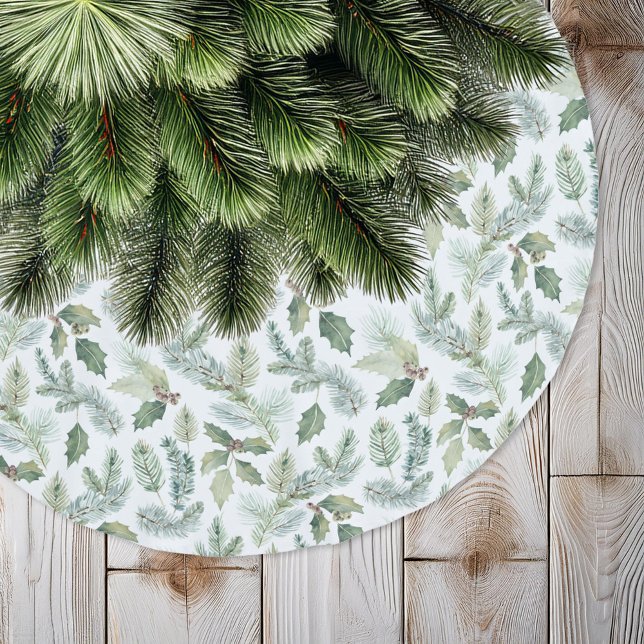 Falda Para El Árbol De Navidad De Poliéster Navidades florales modernos (Subido por el creador)