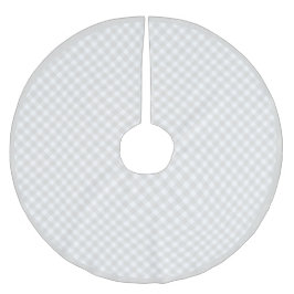 Falda Para El Árbol De Navidad De Poliéster Navidades Gray Buffalo Plaid Farmhouse BOHO