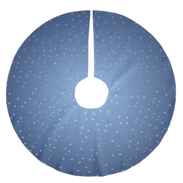 Falda Para El Árbol De Navidad De Poliéster Navidades Nevada (Anverso)