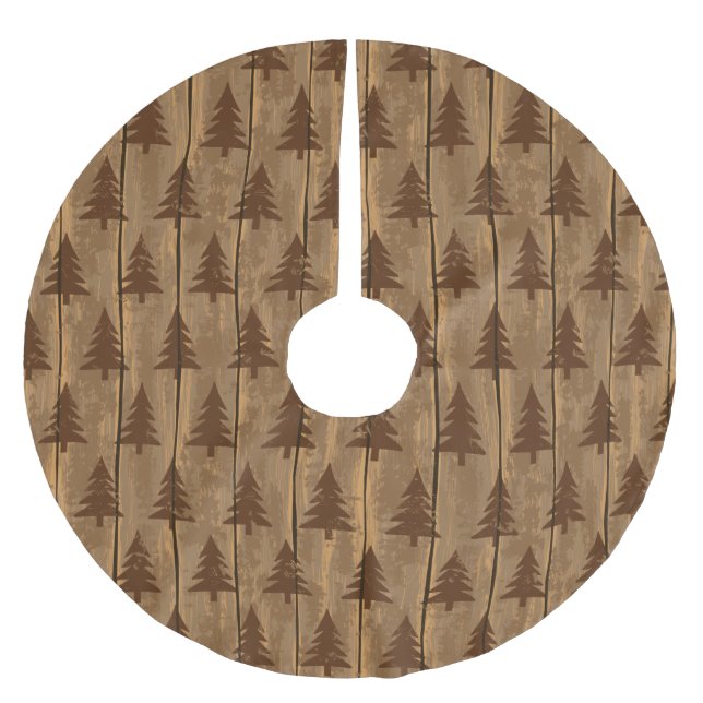 Falda Para El Árbol De Navidad De Poliéster Navidades rusos (Anverso)