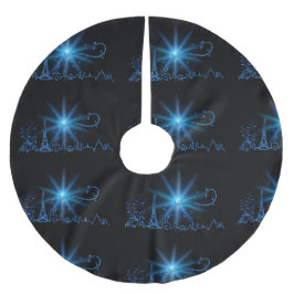 Falda Para El Árbol De Navidad De Poliéster Nochevieja en París