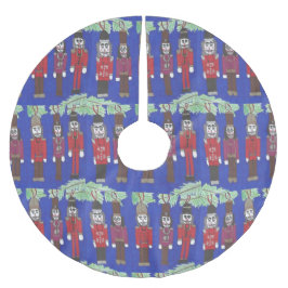 Falda Para El Árbol De Navidad De Poliéster Nutcracker Suite Christmas Tree Skirt