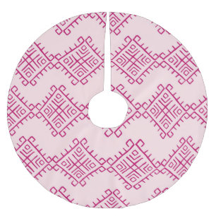 Falda Para El Árbol De Navidad De Poliéster Origen tribal: abstracto decorativo vintage.