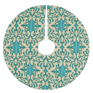 Falda Para El Árbol De Navidad De Poliéster Ornamento floral: moderno y moderno de moda sin pr