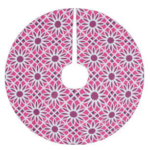 Falda Para El Árbol De Navidad De Poliéster Ornamento geométrico árabe: textura sin fisuras.