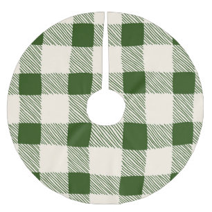 Falda Para El Árbol De Navidad De Poliéster País de Granja Simple
