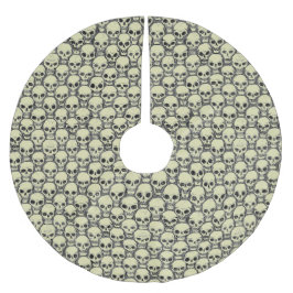 Falda Para El Árbol De Navidad De Poliéster Pared o'Skulls