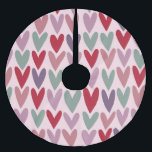 Falda Para El Árbol De Navidad De Poliéster Patrón cardíaco 1<br><div class="desc">¡Este diseño de corazones es perfecto para los amantes del El día de San Valentín en tu vida!</div>
