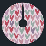 Falda Para El Árbol De Navidad De Poliéster Patrón cardíaco 1<br><div class="desc">¡Este diseño de corazones es perfecto para los amantes del El día de San Valentín en tu vida!</div>