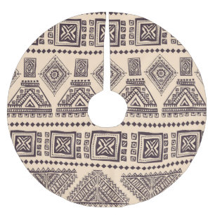 Falda Para El Árbol De Navidad De Poliéster Patrón comercial tribal, étnico, vintage