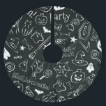 Falda Para El Árbol De Navidad De Poliéster Patrón de Halloween 1<br><div class="desc">Esta es una hermosa obra de arte digital. Los colores son vivos y claros. Es una pintura perfecta para tener en la pared.</div>