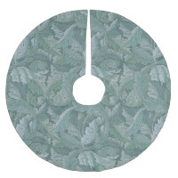 Patrón de hoja de acanto azul turquesa de William 