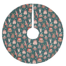 Patrón de Navidades de perro