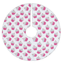 Patrón de tarta rosa rosa brillante de postre dulc