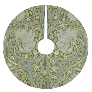 Falda Para El Árbol De Navidad De Poliéster Patrón de vintage de William Morris Pimpernel