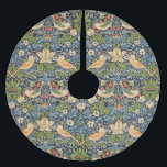 Falda Para El Árbol De Navidad De Poliéster Patrón floral William Morris Strawberry Thef<br><div class="desc">Patrón floral William Morris Strawberry Thef</div>