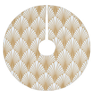 Falda Para El Árbol De Navidad De Poliéster Patrón geométrico sin soldadura vintage arábigo