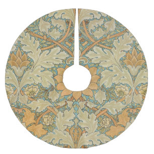Falda Para El Árbol De Navidad De Poliéster Patrón Vintage St James Acanthus de William Morris