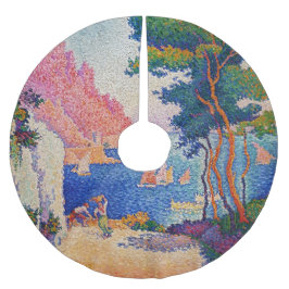 Falda Para El Árbol De Navidad De Poliéster Paul Signac - Capo di Noli