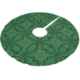 Falda Para El Árbol De Navidad De Poliéster Pine Mandala Forest Tree Skirt