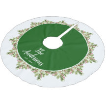 Pine Needles y Berries Navidades familiares