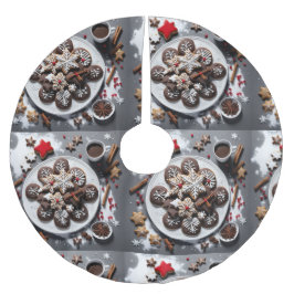 Falda Para El Árbol De Navidad De Poliéster Plato de papel navidad 1 - 001