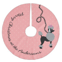 Puntos modernos retros del rosa 50s del perro de