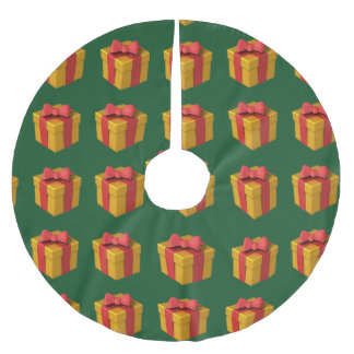 Falda Para El Árbol De Navidad De Poliéster Regalos