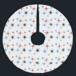 Falda Para El Árbol De Navidad De Poliéster Resumen de las estrellas retro vintage de mediados<br><div class="desc">Estrellas retro vintage de mediados del siglo</div>