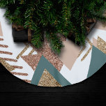 Falda Para El Árbol De Navidad De Poliéster Resumen retro de los años 80 | Paleta verde y dora<br><div class="desc">El arte pop abstracto geométrico contemporáneo y contemporáneo en tonos neutros de tierra en paleta de oro verde oliva y verde oliva, con un acento moderno de oro subió que celebra las décadas de 1990 y 1980 con gráficos retro totalmente impresionantes. El estilo Memphis aleatorio de los años 80 y...</div>