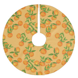 Falda Para El Árbol De Navidad De Poliéster Revestimiento acuático de inspiración japonesa cor