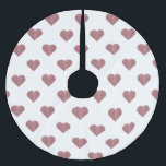 Falda Para El Árbol De Navidad De Poliéster Rosa purpurina Corazón de Oro Fondo Blanco<br><div class="desc">El patrón Rosa de corazón dorado del Purpurina simétrico presenta un diseño delicado y elegante que irradia encanto y sofisticación. Cada corazón está meticulosamente decorado en un estilo simétrico, brillando con un lujoso efecto purpurina de oro subió. Con un fondo blanco y nítido, este patrón ofrece un contraste refinado, que...</div>