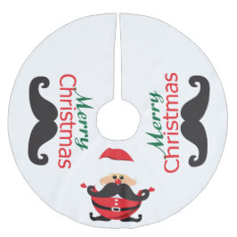 Falda Para El Árbol De Navidad De Poliéster Santa Claus