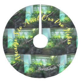 Falda Para El Árbol De Navidad De Poliéster São Ariel PANDA Saio de arvore