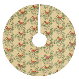 Falda Para El Árbol De Navidad De Poliéster Skirt-Partridge