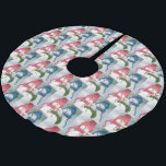 FALDA PARA EL ÁRBOL DE NAVIDAD DE POLIÉSTER SNOWMEN<br><div class="desc">Divertido y te hace sonreír con esta familia de hombres de nieve</div>