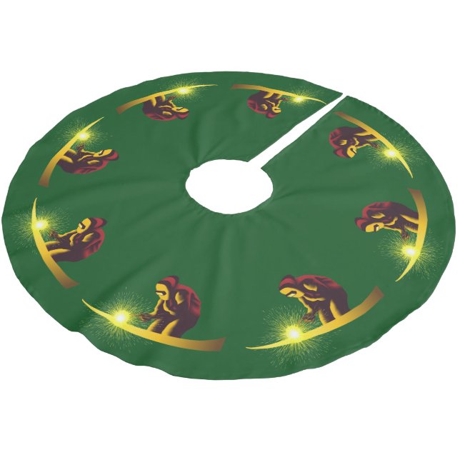 Falda Para El Árbol De Navidad De Poliéster Soldadura (Angular)