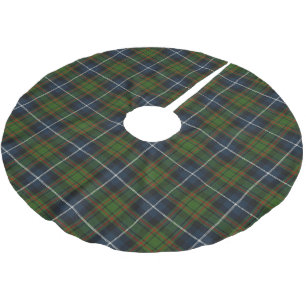 Falda Para El Árbol De Navidad De Poliéster Tartan de caza del clan escocés MacRae