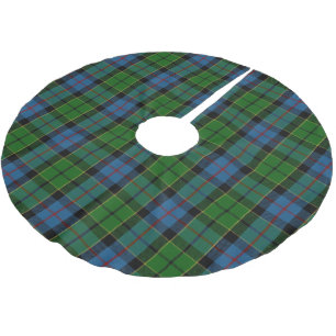 Falda Para El Árbol De Navidad De Poliéster Tartan del Clan Escocés Forsyth Forsythe