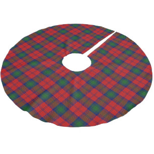 Falda Para El Árbol De Navidad De Poliéster Tartán escocés de Lindsay Lindsey del clan