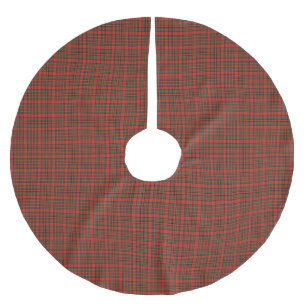 Falda Para El Árbol De Navidad De Poliéster Tartan Royal Stewart Plaid Clan Escocés