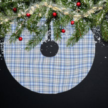 Taupe azul moderno Tartán Plaid