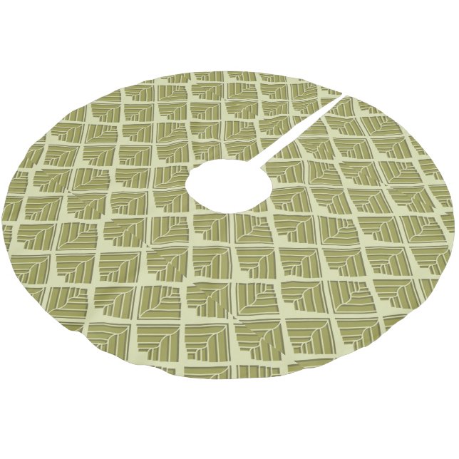 Falda Para El Árbol De Navidad De Poliéster Temp (Angular)