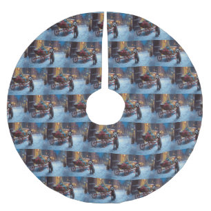 Falda Para El Árbol De Navidad De Poliéster Temporada festiva de Navidades de Chesapeake