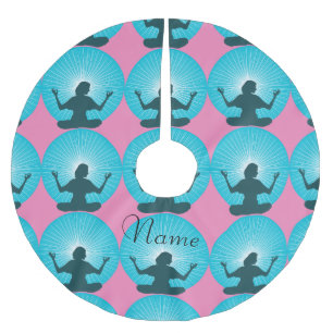 Falda Para El Árbol De Navidad De Poliéster Tengo Este Trueno.