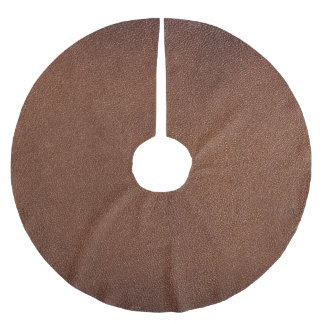 Falda Para El Árbol De Navidad De Poliéster Textura auténtica de cuero, fondo auténtico.