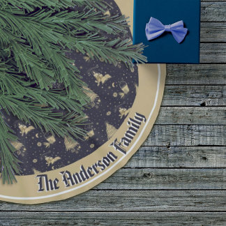 Falda Para El Árbol De Navidad De Poliéster Tradiciones de navidades