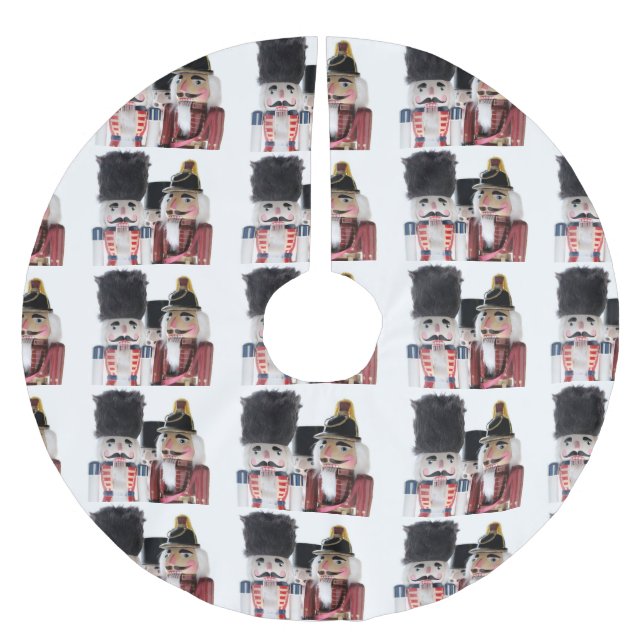 Falda Para El Árbol De Navidad De Poliéster Tres petardos (Anverso)